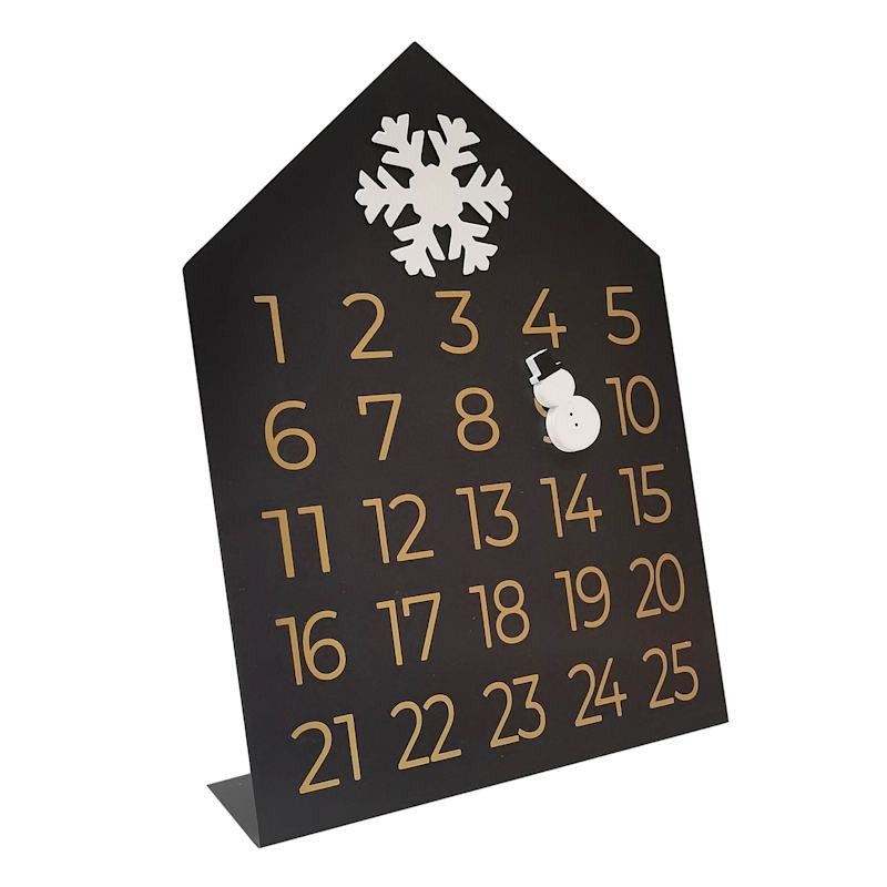 Black Metal Countdown Decor, 10.7" | At Home