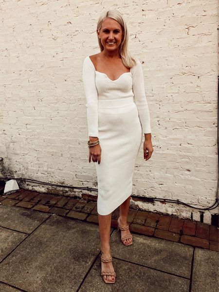 Petal & pup bridal look
All white fitted midi skirt and ribbed long sleeve white top
Business casual work outfit


#LTKSeasonal #LTKunder100 #LTKworkwear