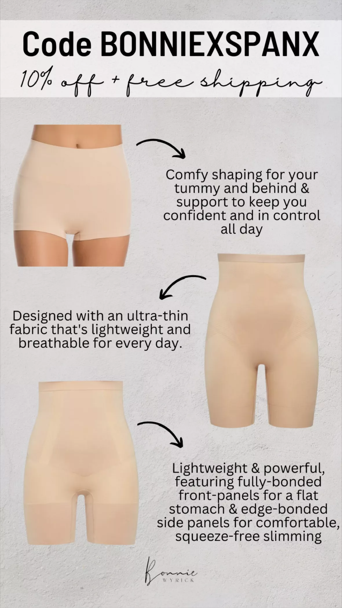 SPANX best seller for style & comfort- featuring waist shaping
