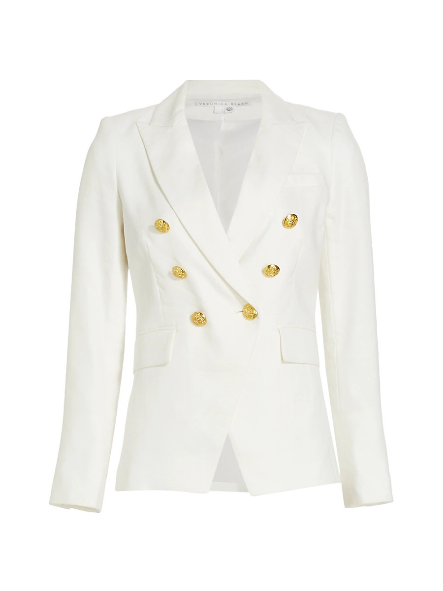 Women's Miller Dickey Jacket - White - Size 0 | Saks Fifth Avenue