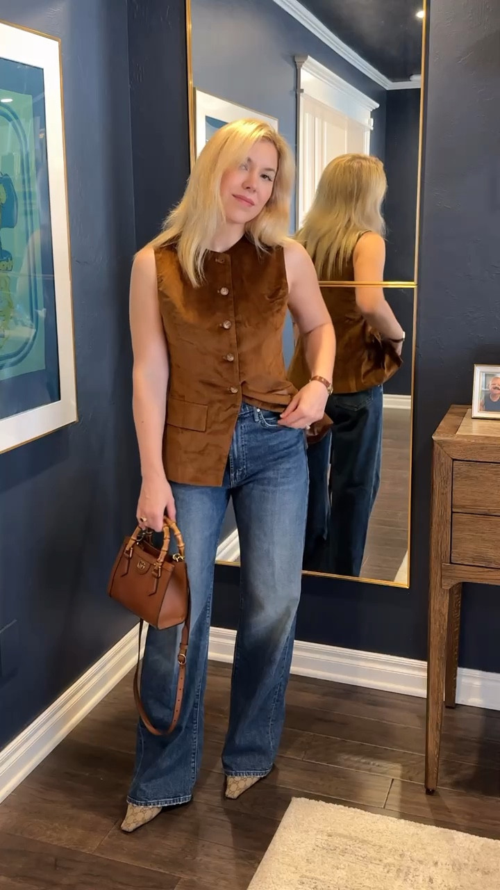 This cord vest is so cute!! Jeans fit TTS
#ltkitbag#LTKItBag #LTKStyleTip

#LTKFindsUnder100