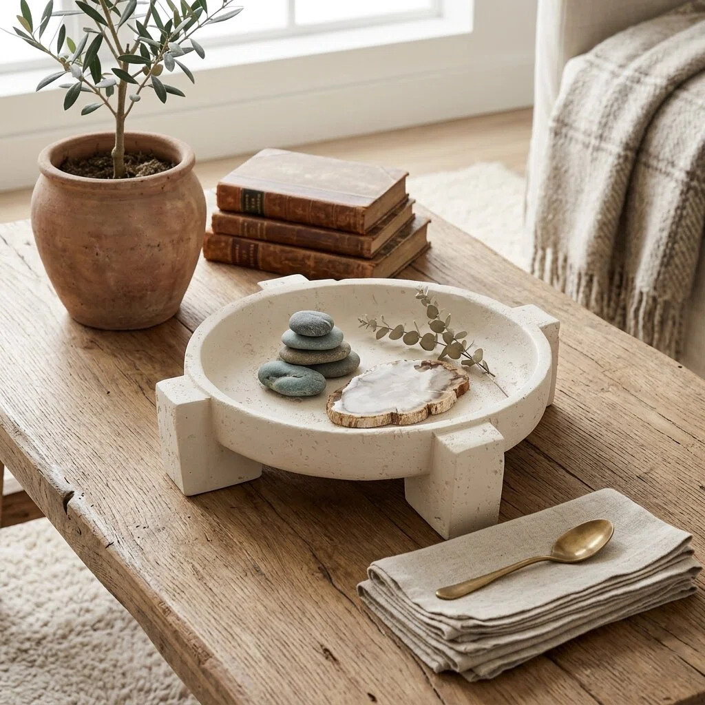 Avice Stone Style MGO Dish On Stand | Wayfair North America