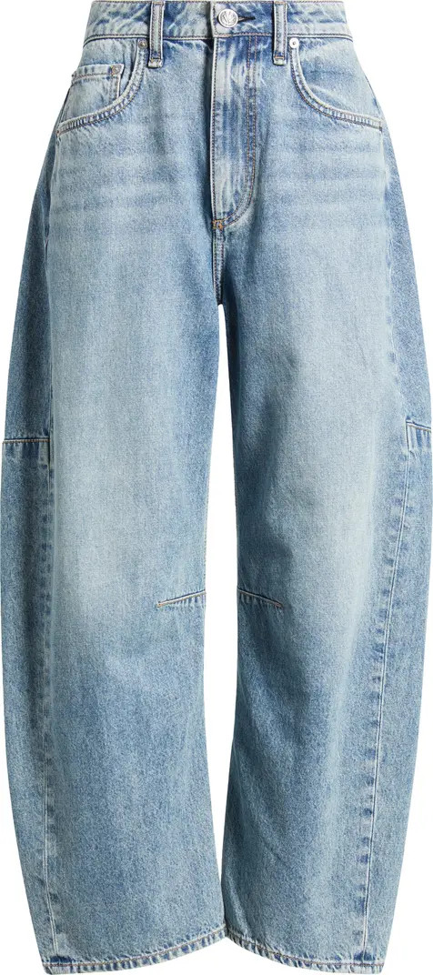 rag & bone Charlie Super High Waist Crop Barrel Jeans | Nordstrom | Nordstrom