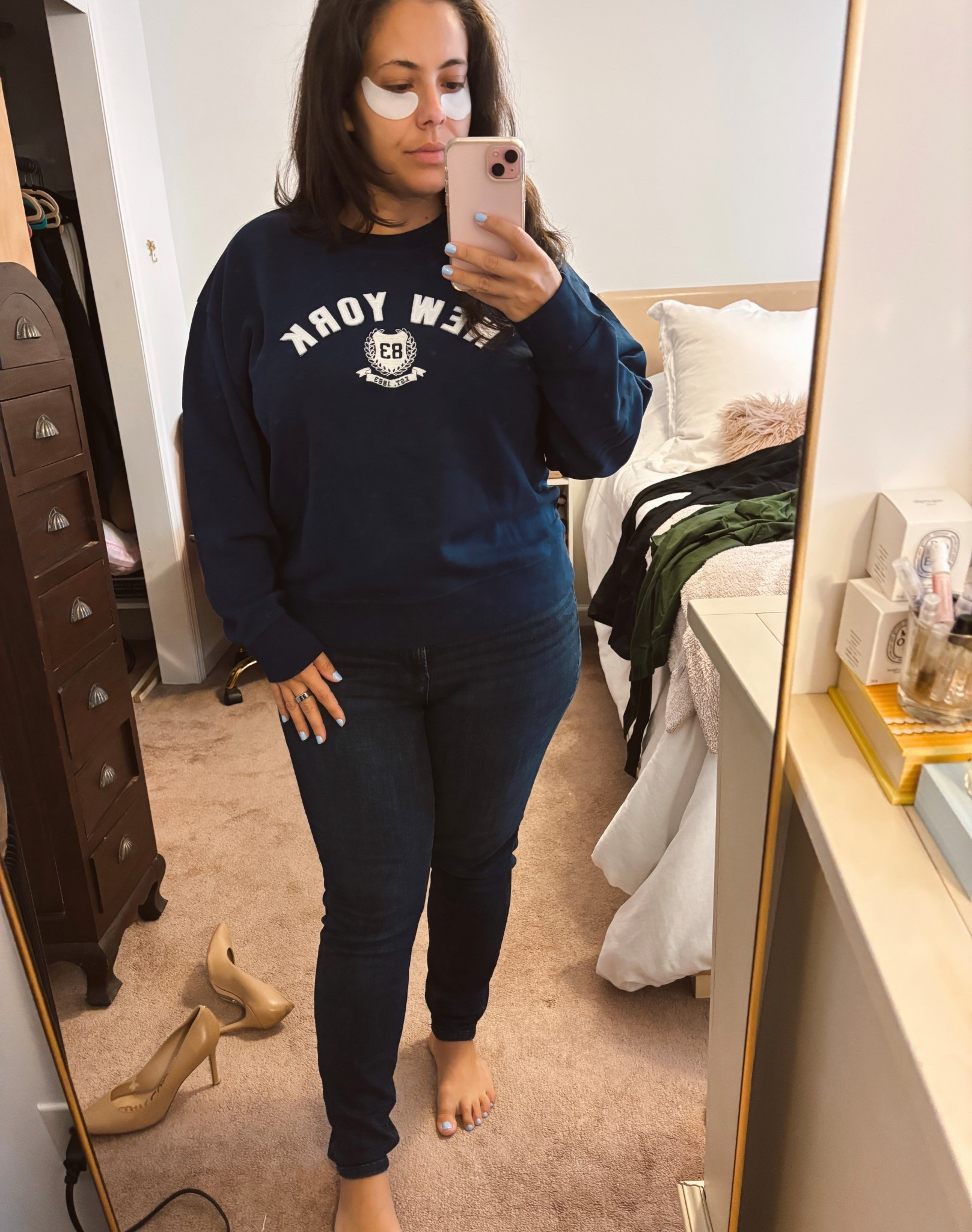 The perfect fall sweatshirt— so soft, comfortable but structures enough for more elevated wear 

#LTKStyleTip #LTKFindsUnder50