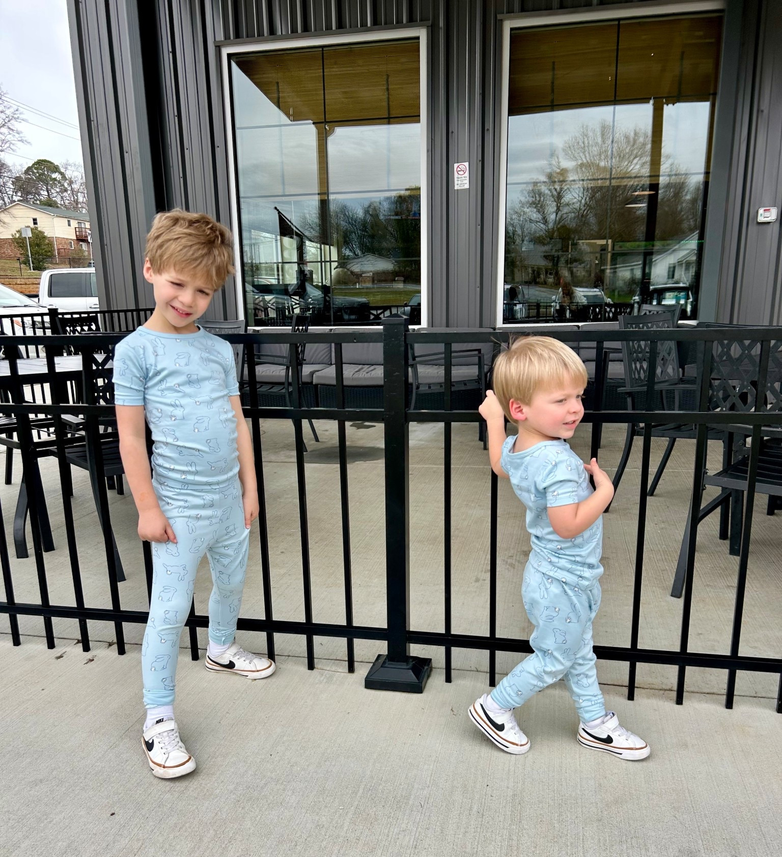 Easter Pajamas for boys // feels like bamboo material 🩵 // nike tennis shoes 

#LTKSpringSale #LTKBaby #LTKKids