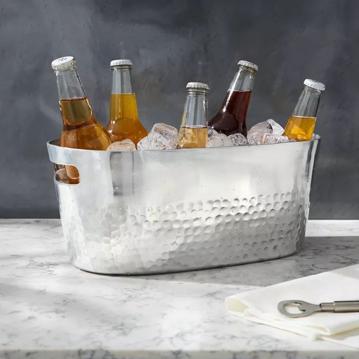 Aluminum Beverage Tub Silver - Threshold™ | Target