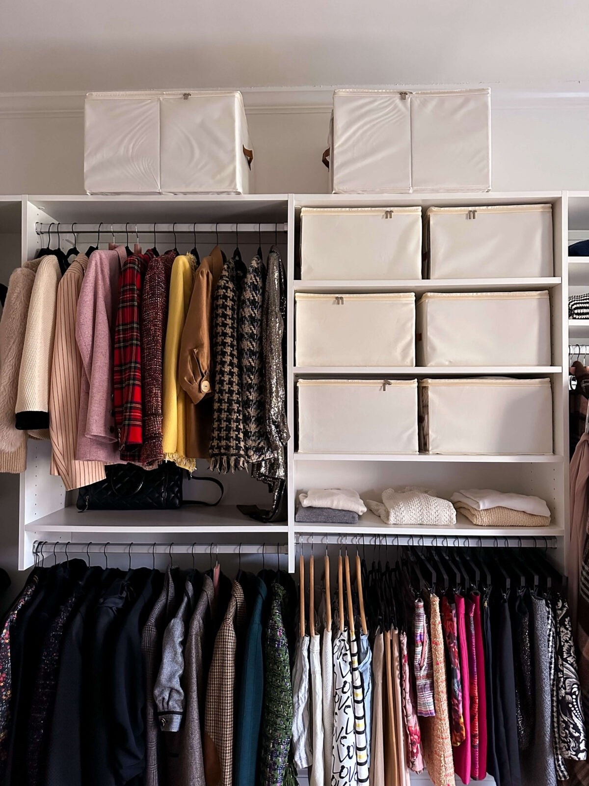 Sweater storage I swear by. I have both medium and large and toss in cedar satchels and these lavender scented ones. #organization #storageideas #closet

#LTKHome #LTKSeasonal
