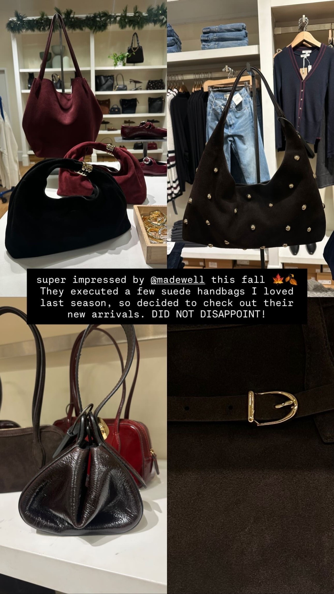 MADEWELL SUEDE HANDBAGS 

#LTKWorkwear #LTKdayinmylife #LTKItBag