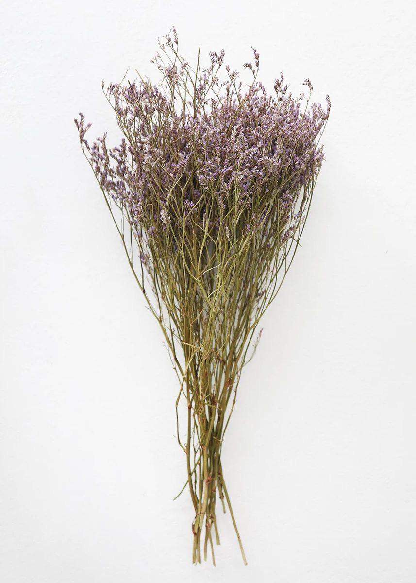 Natural Dried Purple Statice Flowers - 18-24" | Afloral (US)