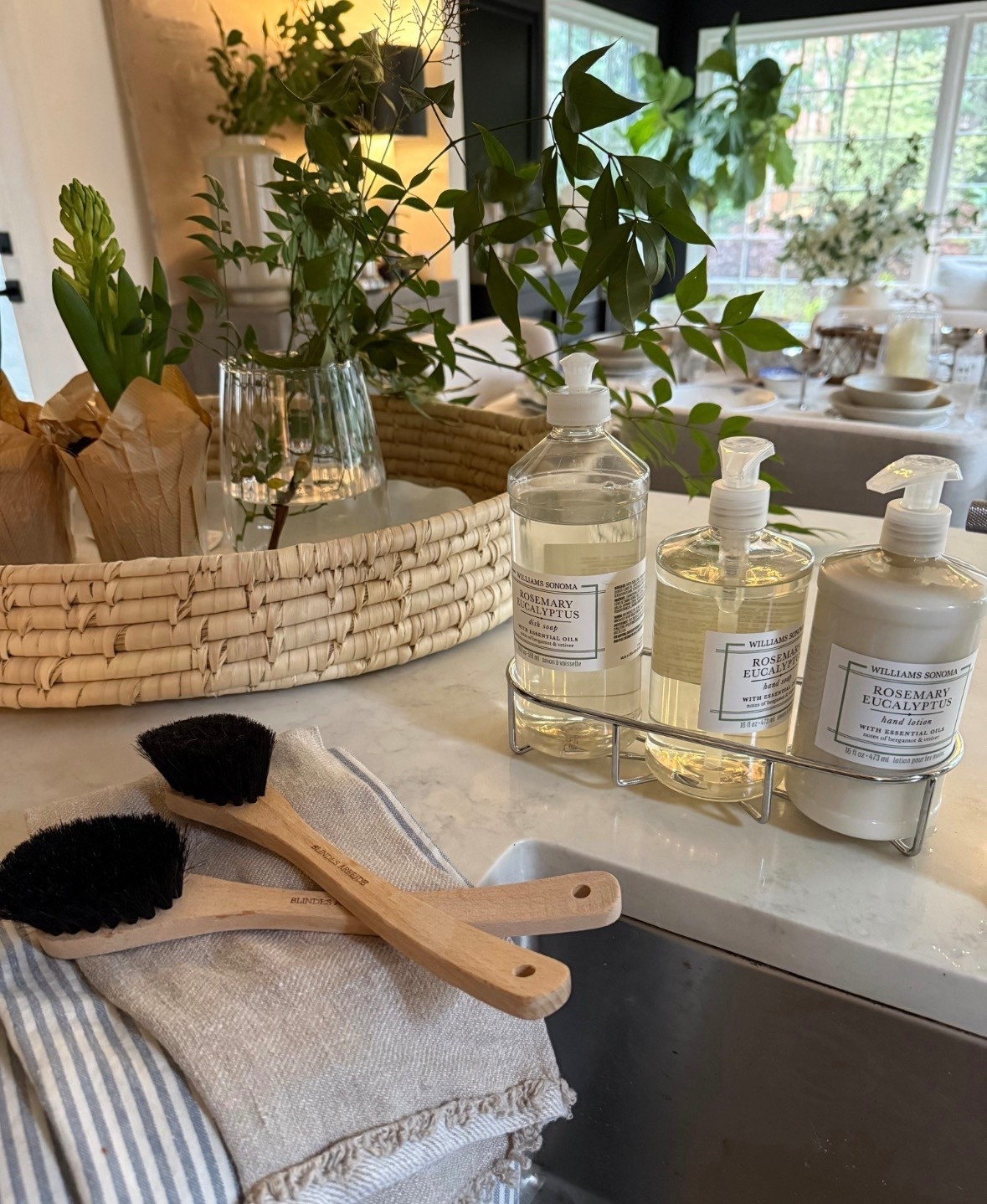 I love switching up my dish & hand soap for different seasons! I’m freaking over my basket tray with hyacinth growing and my new kitchen brushes!! This makes the perfect Mother’s Day gift!!! XxV

#LTKSeasonal #LTKmomlife #LTKHome