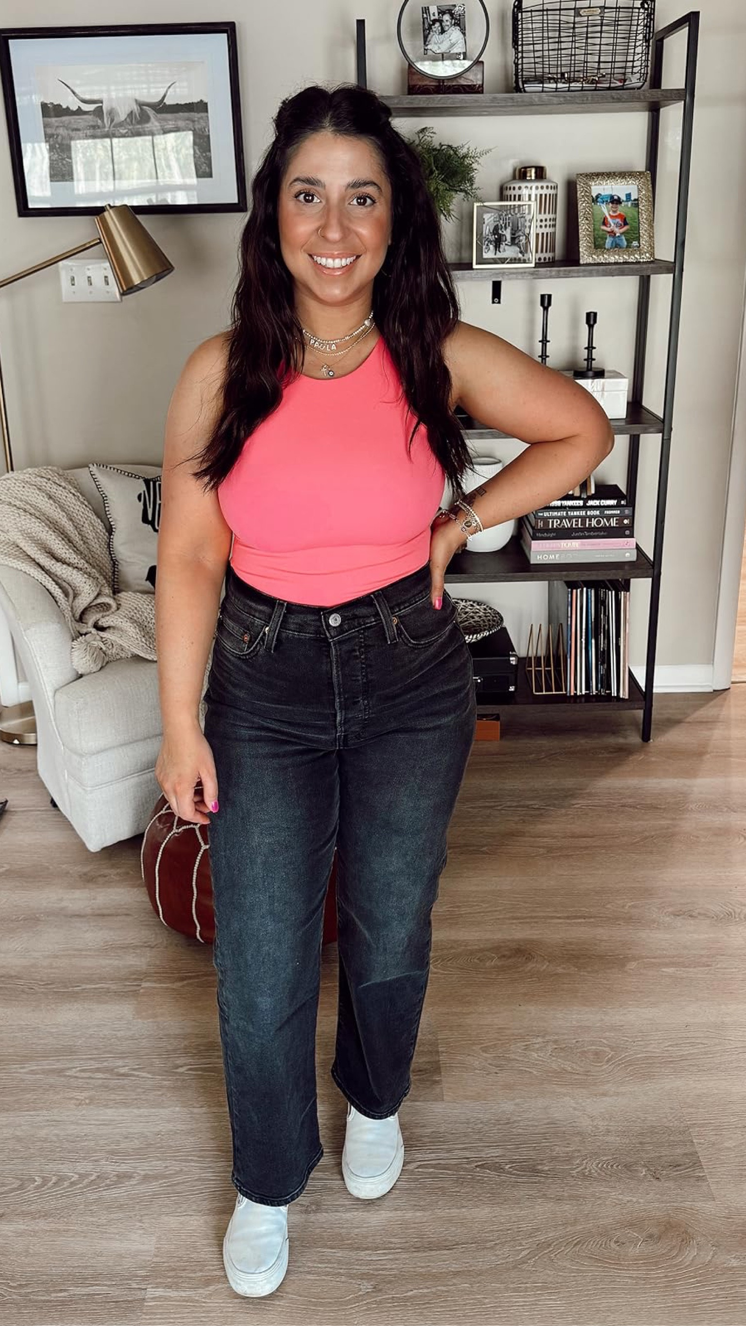 Full bust friendly Pumiey Amazon summer tank top! Double lined, NO BRA NEEDED! Comes in tons of colors, and I’m wearing a size small TTS.

#LTKSeasonal #LTKfindsunder100 #LTKfindsunder50