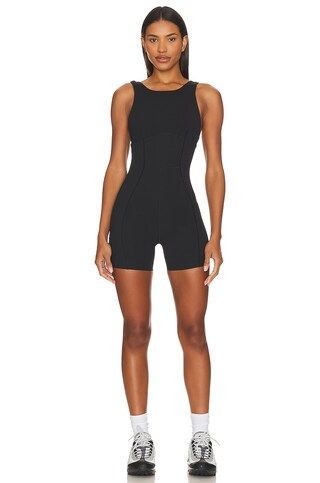 Yoga Dri Fit Luxe 5 Inch Jumpsuit
                    
                    Nike | Revolve Clothing (Global)