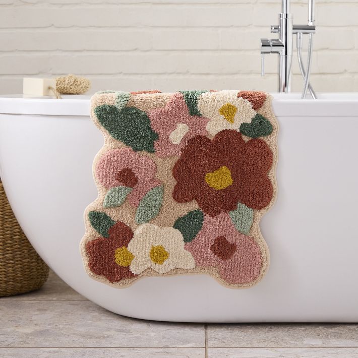 Wildflower Bath Mat | West Elm (US)