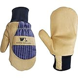 Wells Lamont Men's Leather Palm Thinsulate Winter Mittens, Large (5135) | Amazon (US)