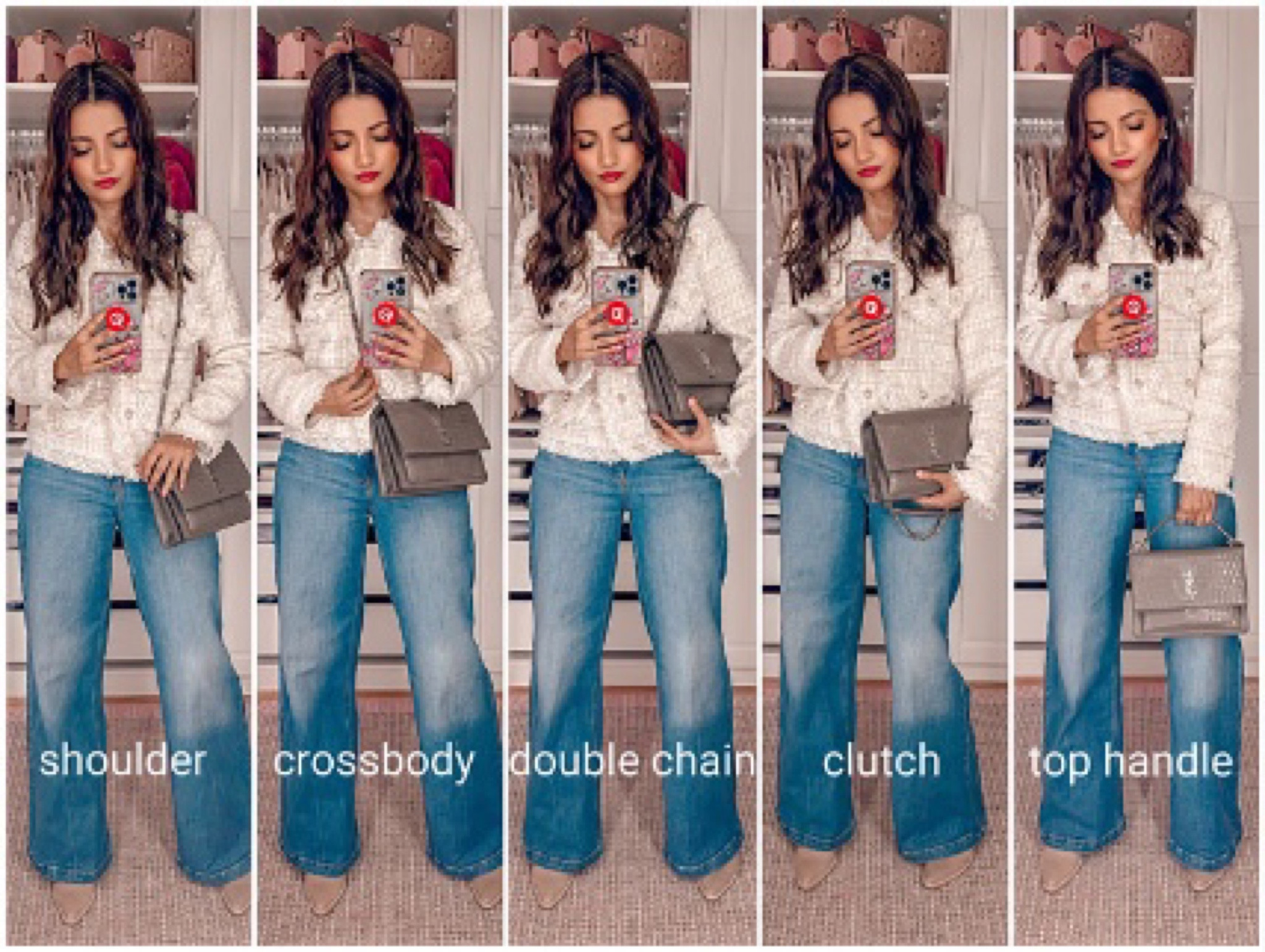 Try on of YSL Saint Laurent Sunset Medium bag - I’m 5’4 and it works well as a crossbody and shoulder bag too!

More in depth review over on ELLAPRETTYBLOG.com

#LTKitbag #LTKGiftGuide #LTKstyletip