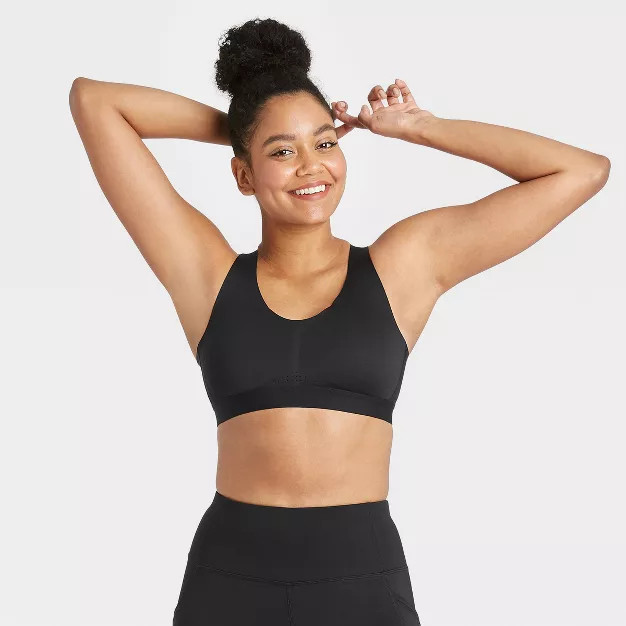 Women's Medium Support Strappy Back Bonded Bra - All in Motion™ | Target