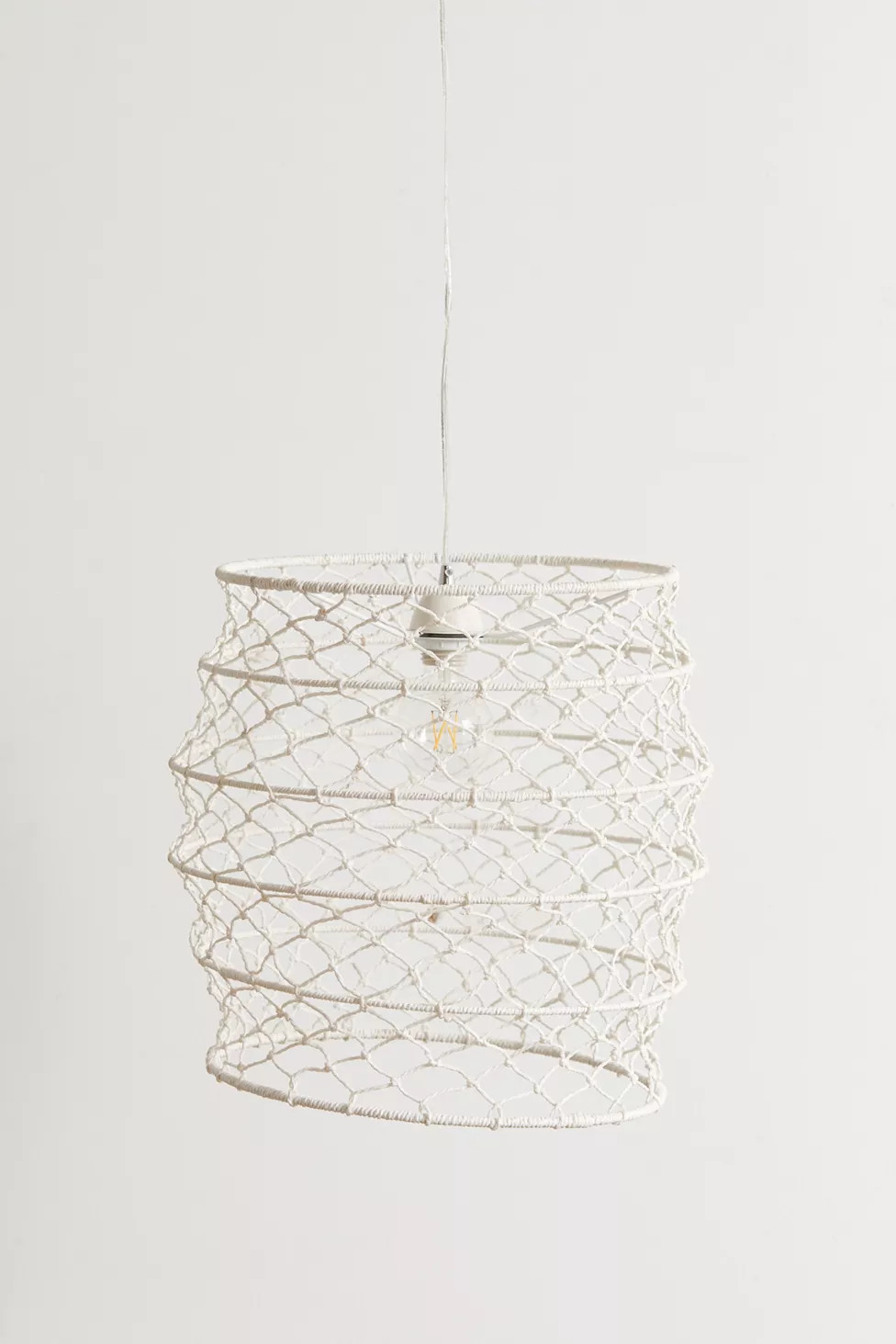 Delilah Macrame Woven Pendant Light | Urban Outfitters (US and RoW)