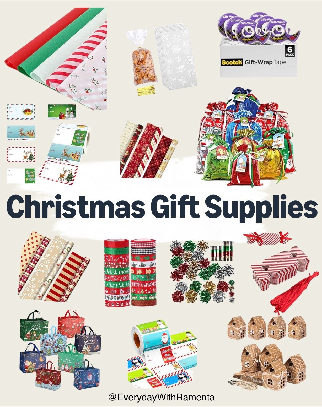 Christmas gift wrapping supplies you need this year 🎁✨ Linking the best wrapping paper, ribbons, bows, tags, and gift bags for easy holiday wrapping.

#ChristmasGiftWrap #GiftWrappingSupplies #ChristmasWrappingPaper #HolidayGiftSupplies #GiftWrapIdeas #HolidayWrapping #LTKHoliday #LTKGiftGuide #LTKHome #LTKSeasonal #LTKFinds

#LTKGiftGuide #LTKHoliday #LTKmomlife