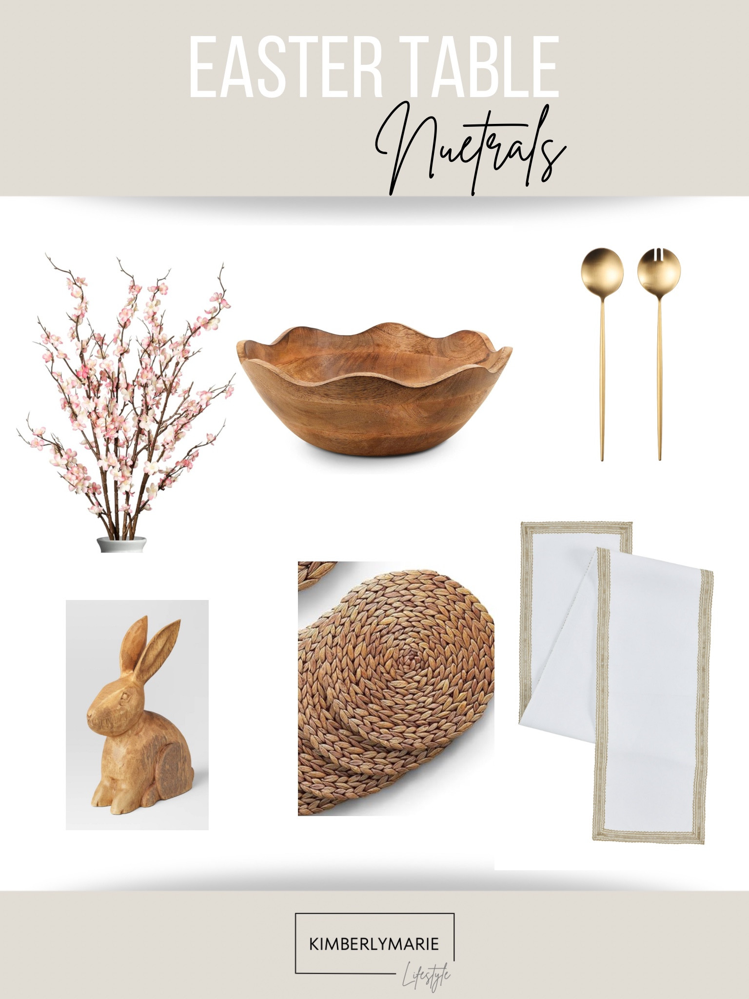 Easter tablescape
Easter table setting
Spring flowers
Wooden bunnies
My Texas house
Gold salad tongs
Scalloped wood bowl
Amazon finds
Walmart
Target seasonal
Spring Home decor

#LTKstyletip #LTKhome #LTKSeasonal
