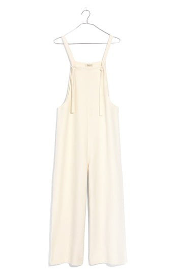 Women's Madewell Tie Strap Knit Overalls, Size X-Small - White | Nordstrom