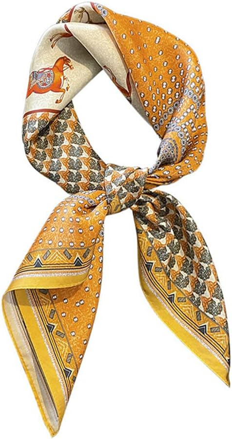 FEIBOON 100% Pure Mulberry Silk Scarfs 26"x26" Square Scarf Women Neckerchief Headscarf hair scar... | Amazon (US)