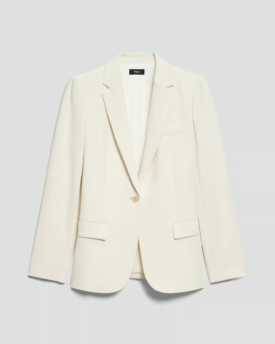 Staple Blazer in Admiral Crepe | Theory