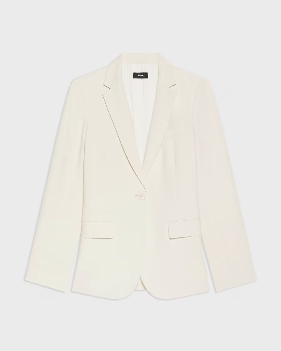 Staple Blazer in Admiral Crepe | Theory