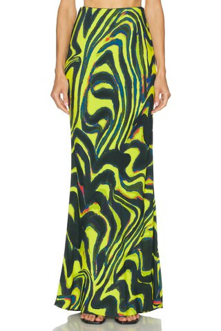 Christopher John Rogers Maxi Skirt in Yellow | FWRD 