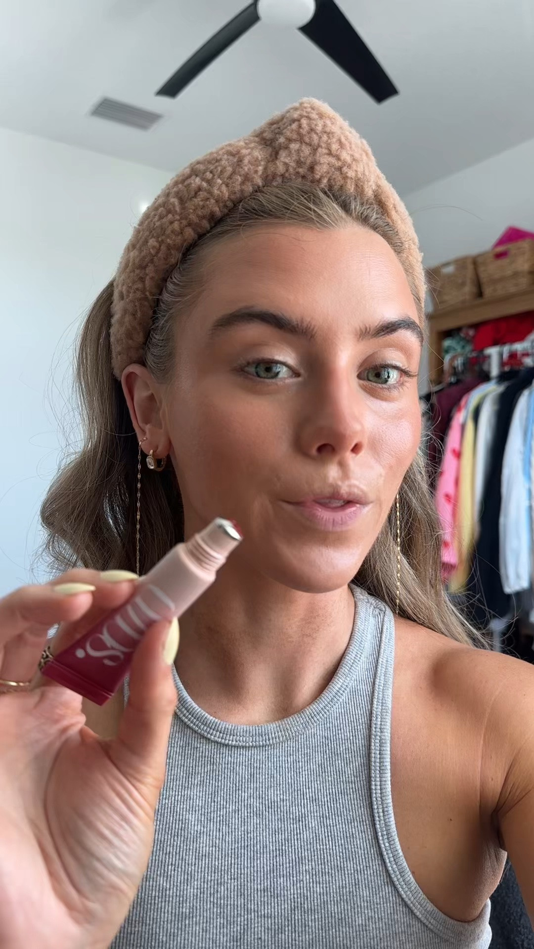 My code is SLOANE. A weightless liquid blush with serious pigment and a soft-stain finish. Cool Blush Serum Cheek Tint delivers buildable payoff—from a natural flush to bold color—with just a drop. Powered by squalane, hyaluronic acid, and hibiscus extract, it blends seamlessly into skin for a “just-pinched” look that stays put. The cooling metal tip delivers a unique swipe of color that looks more like skin and less like effort.

Shade Descriptions:
 
Cool Girl - Midtone Rose
Summer Girl - Bright Coral
Moody Girl - Bronzed Terracotta
Lover Girl - Warm Berry @dibsbeauty       @ulta

#LTKgrwm #LTKselfcare #LTKBeauty