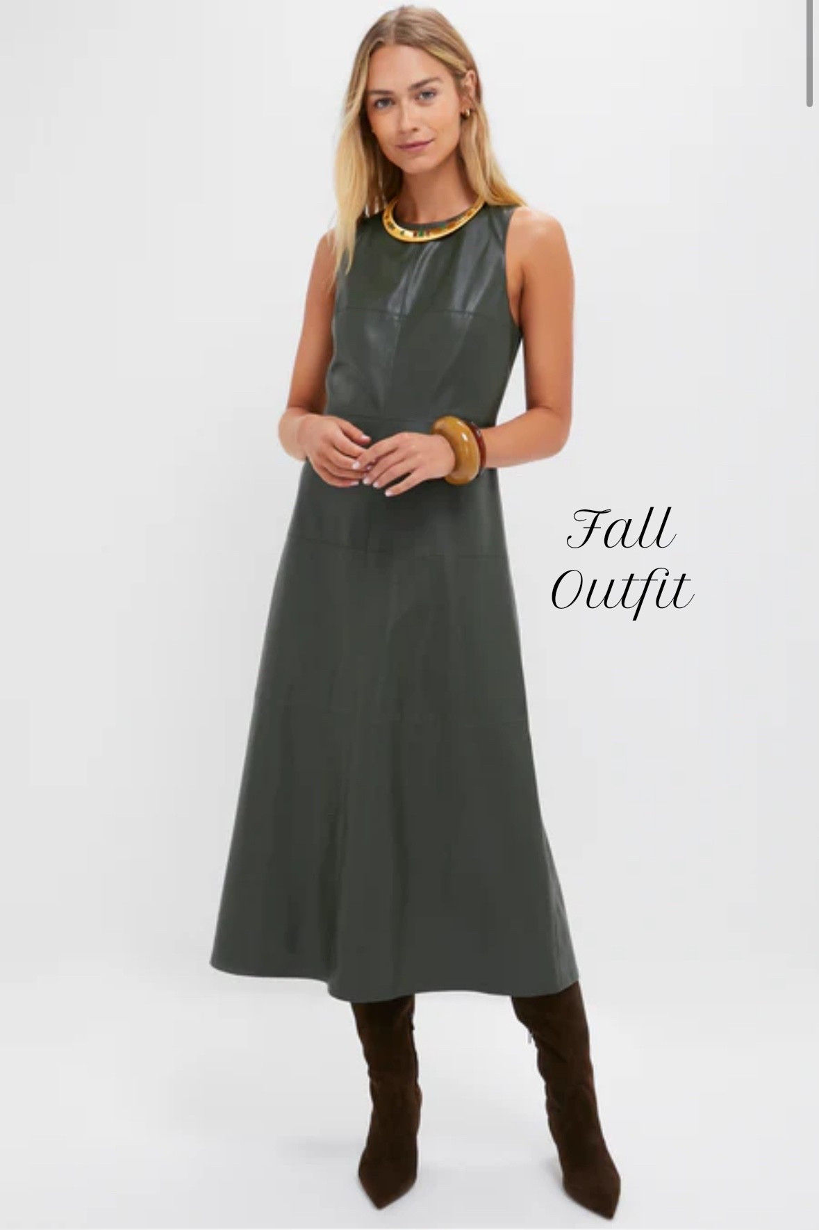 Fall outfits, fall outfit, fall look, autumn look, midi dress, leather dress, boots, fall boots 

#LTKShoeCrush #LTKSeasonal #LTKTall