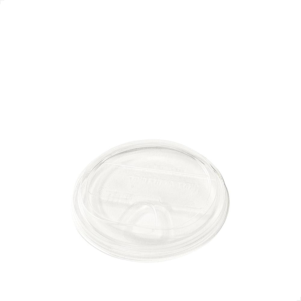 TOSSWARE NATURAL Flat Sip Lid Set of 50 - Plant Based 96mm Lids for Cold Cups - Plastic Alternati... | Amazon (US)