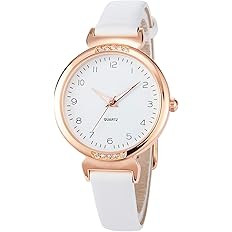 NUOVO Women Watch Silicone Watch for Ladies Sports Watch Casual Watch Crystal Accented Leather St... | Amazon (US)