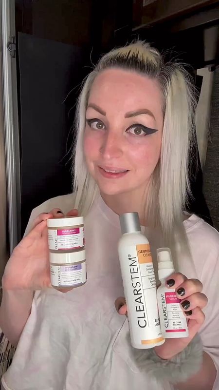 GRWM skincare routine with @clearstemskincare 🩷 #clearstempartner 

This has been my routine the last few months with #clearstem products✨ This cleanser has become my number 1 favorite 💯 

Clearstem product caught my attention because they are:
• non-toxic
• great for hormonal acne 
• great for anti-aging 
• gentle for sensitive skin 

Most products are not BOTH made for acne and not-aging so these are like an all-in-1 must have product🤩🥳

Everything is 20% off for Memorial Day😇🩷✨🇺🇸 
Use code: KRISTINFROMSEATTLE 

#clearstemskincare #hormonalacnesolution #nontoxicskincareproducts

#LTKBeauty