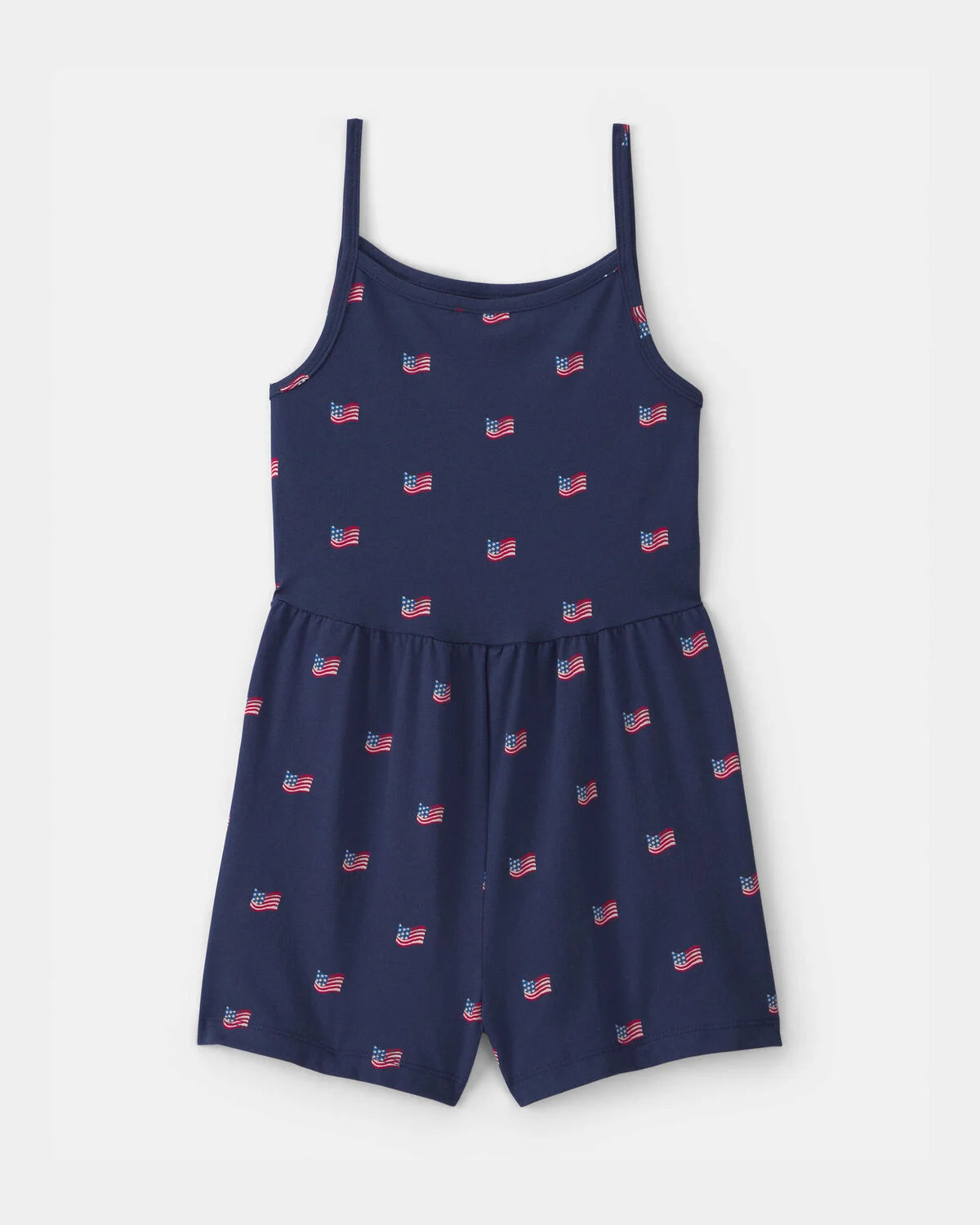 Girls American Flag Romper - Navy Blue | Carter's | Carter's Inc