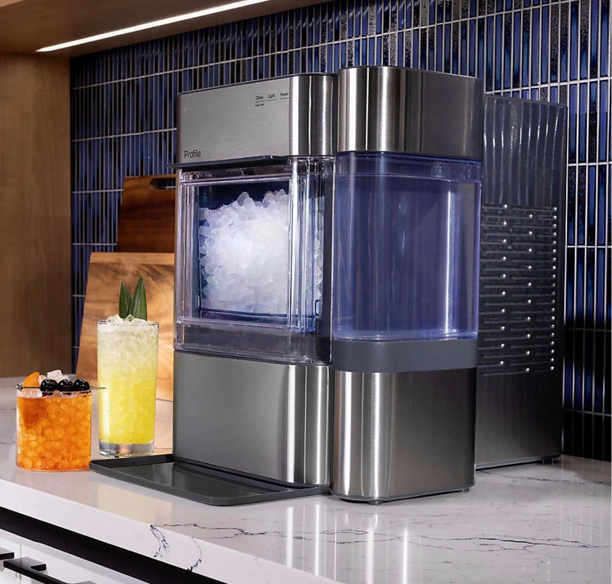 Crate and Barrel GE Profile Opal 2.0 Ultra Nugget Ice Maker with Side Tank - Stainless Steel, specialty appliance, party, drinks, beverages, home, kitchen, sale

#LTKSaleAlert #LTKHome #LTKfoodie