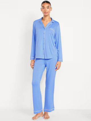 Sunday Sleep Knit Jersey Pant Set | Old Navy (US)