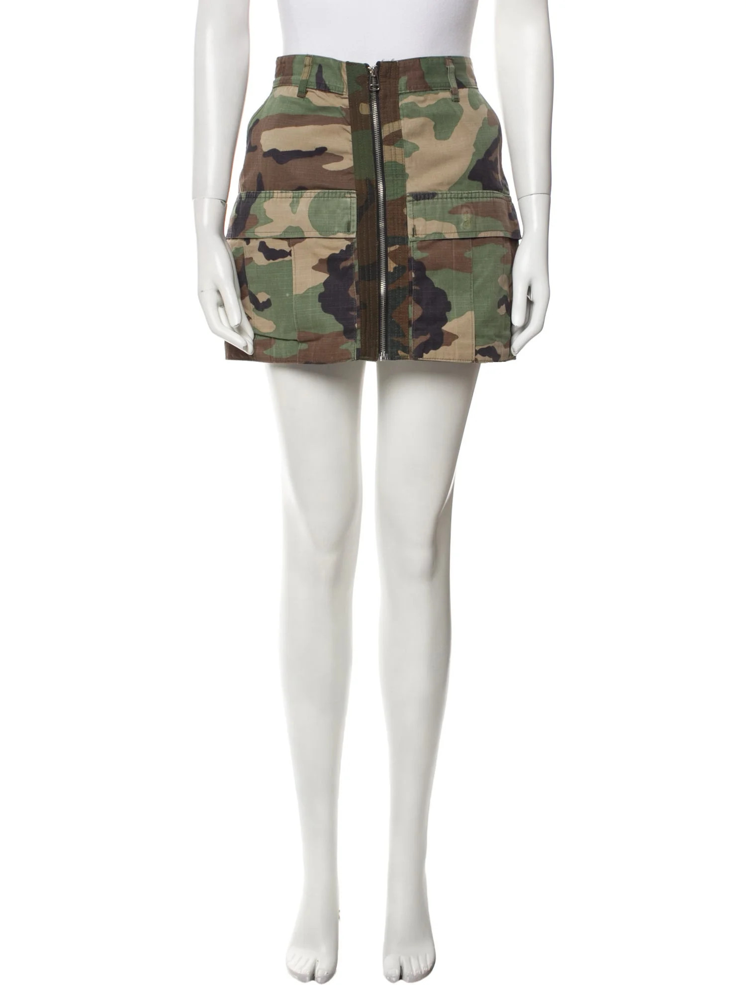 Camouflage Print Mini Skirt | The RealReal