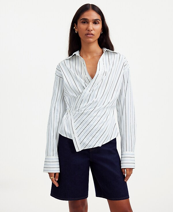 Asymmetric Button-Up Shirt | Madewell | Madewell