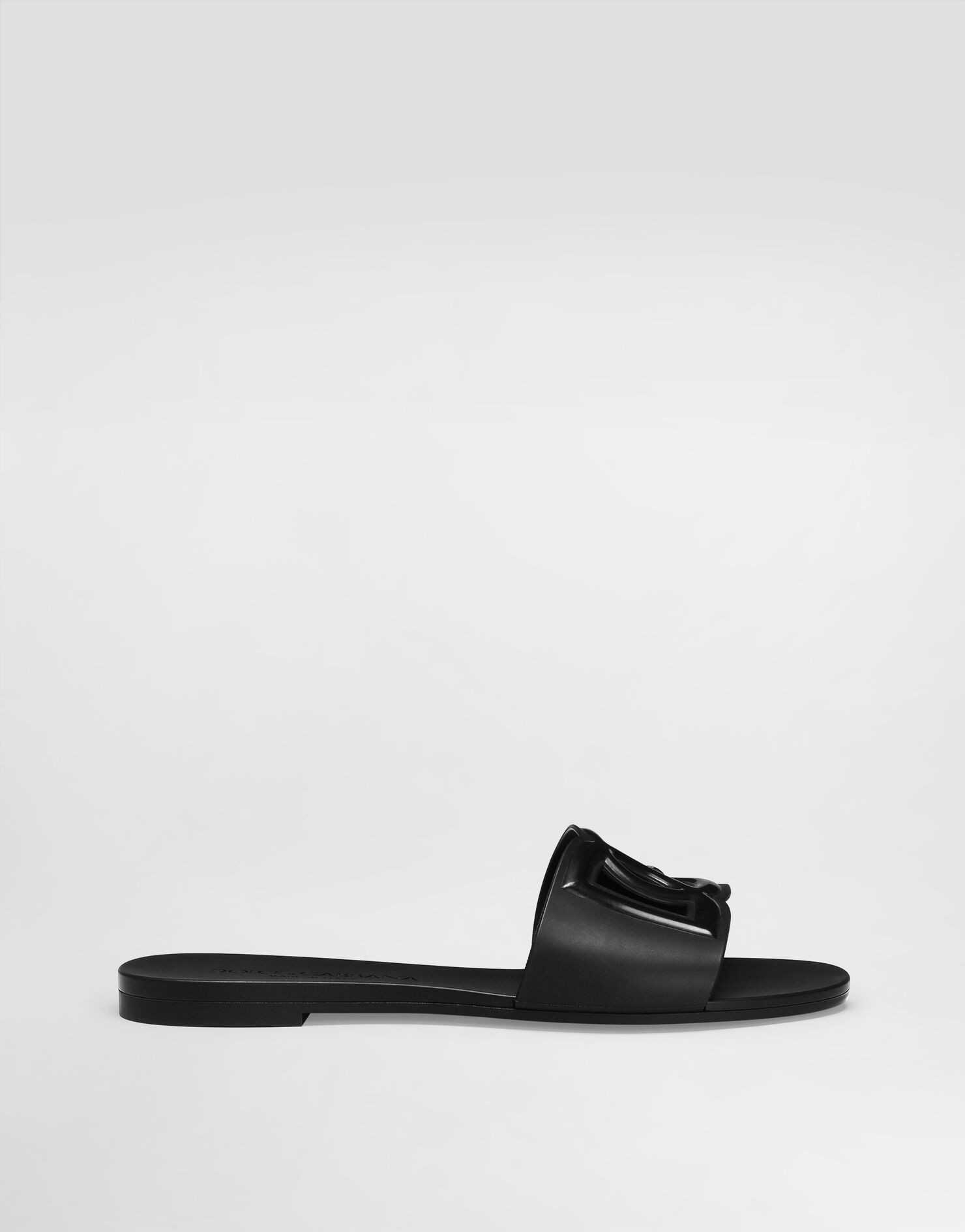 Rubber beachwear sliders | Dolce & Gabbana US