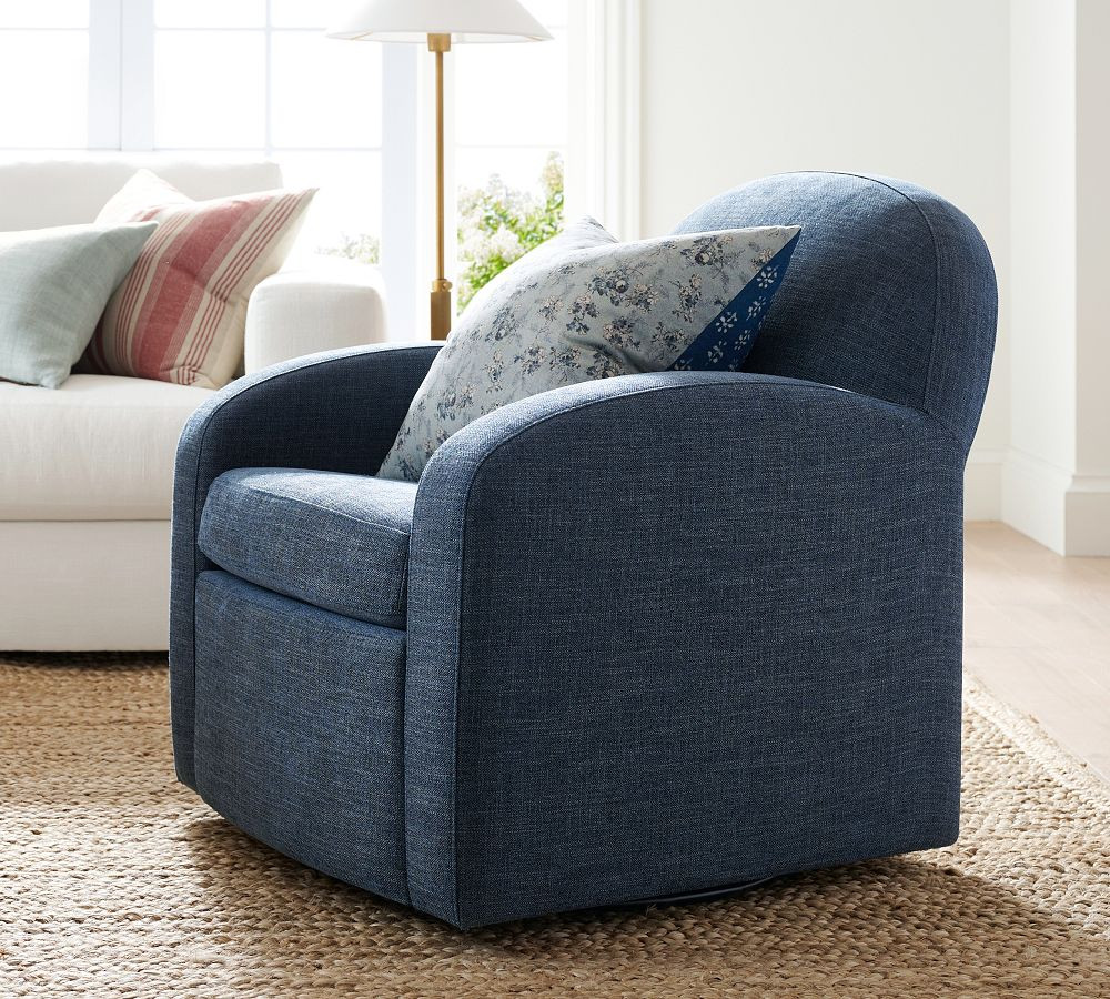 Farmhouse Swivel Chair | Pottery Barn (US)