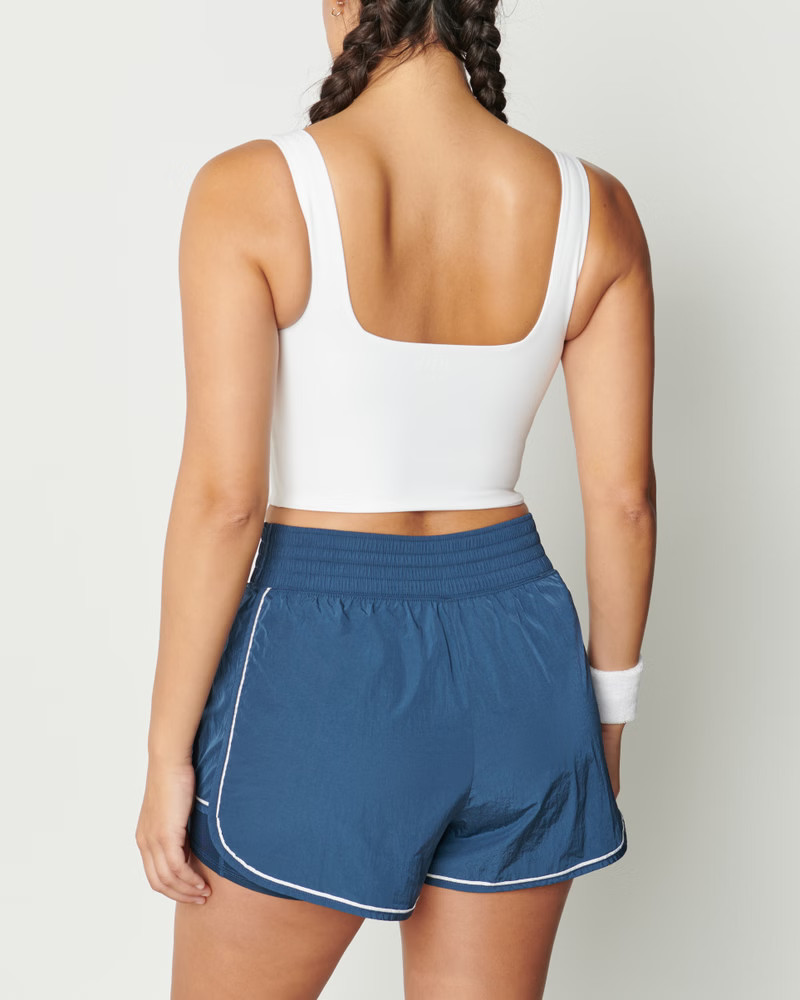 YPB sculptLUX Squareneck Slim Tank | Abercrombie & Fitch (US)