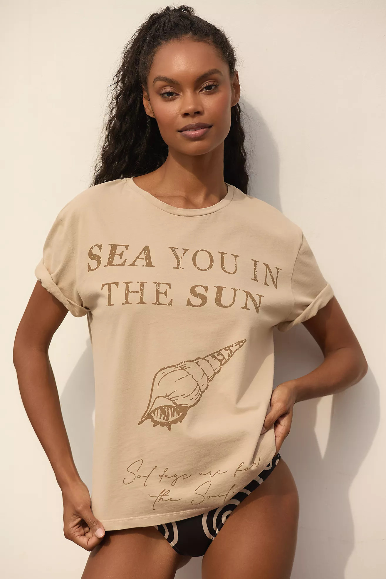 Malai x Anthropologie See You In The Sun Tee | Anthropologie (US)