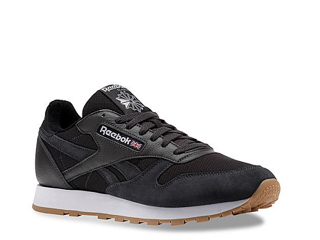 Reebok Classic Leather Sneaker - Men's - Black | DSW