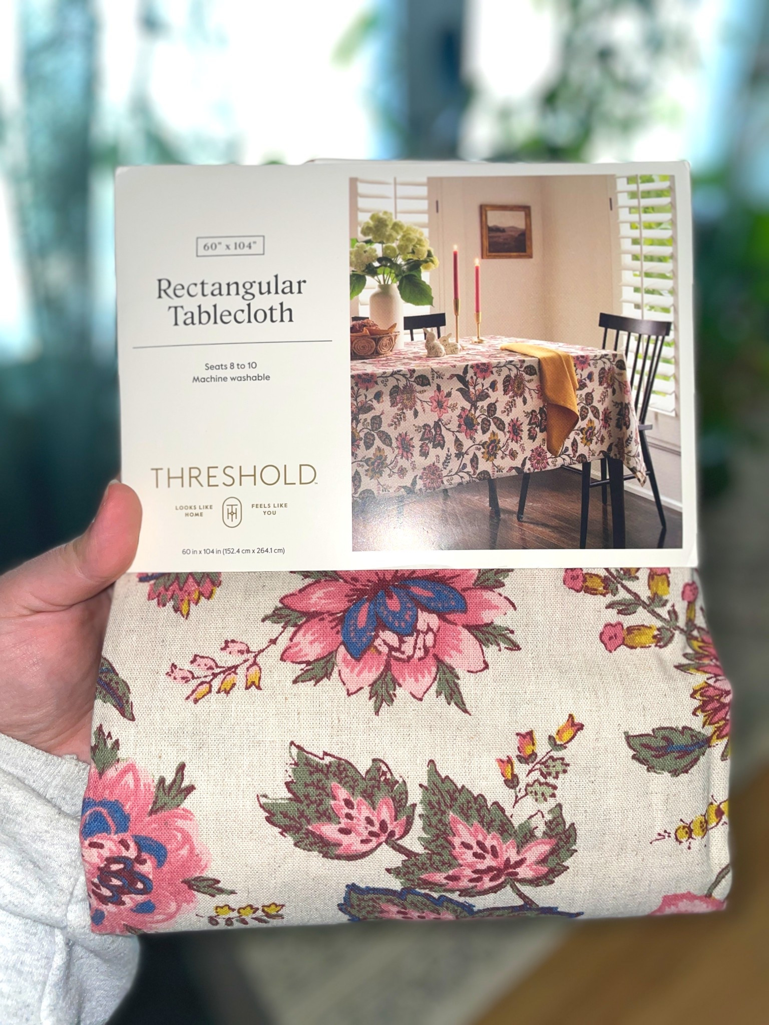 This floral tablecloth from Target = instant mood upgrade 🌷
So cute, affordable, and makes your space feel put together in 2 seconds @Target 

#ltkfinds #targethome #cozyvibes #bohohome #springhome #homestyle