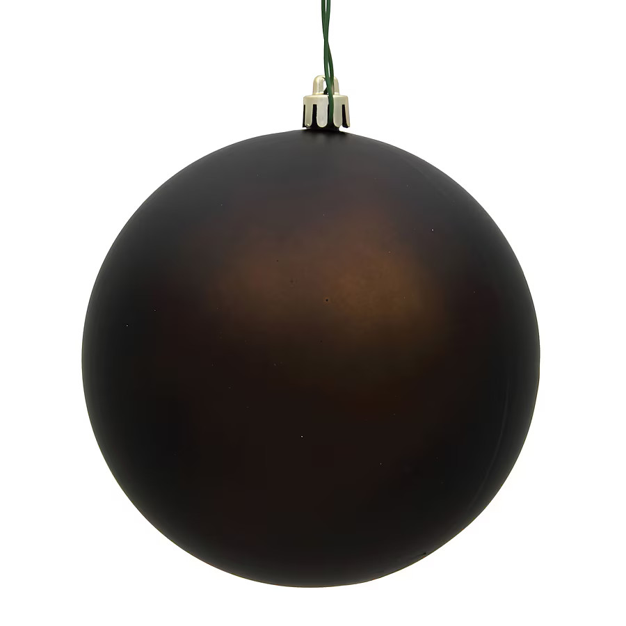 Vickerman 4-Pack Brown Ball Standard Indoor/Outdoor Ornament Set ShatterproofItem #5707196 |Model... | Lowe's