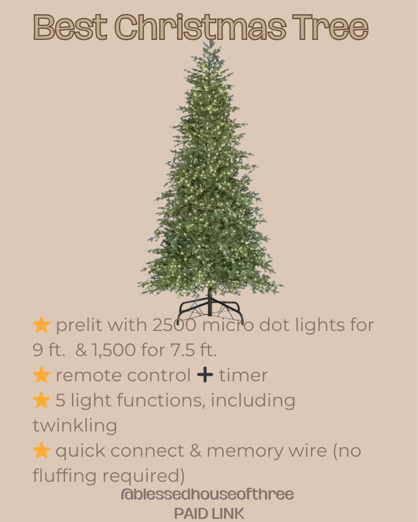 Loved the 9 ft so much. We got the 7.5 ft for our son’s room. Love the twinkle micro dot lights. It’s an investment but it is so realistic. I love the look of this one more than the Duchess. 

Christmas tree with micro dot lights, twinkle Christmas tree, Christmas tree with remote, Christmas tree with timer, high sell out risk. 

#LTKHoliday #LTKSeasonal