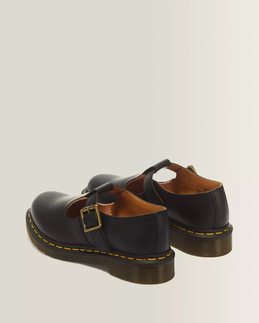 Polley Smooth Leather Mary Janes in Black | Dr. Martens | Dr. Martens