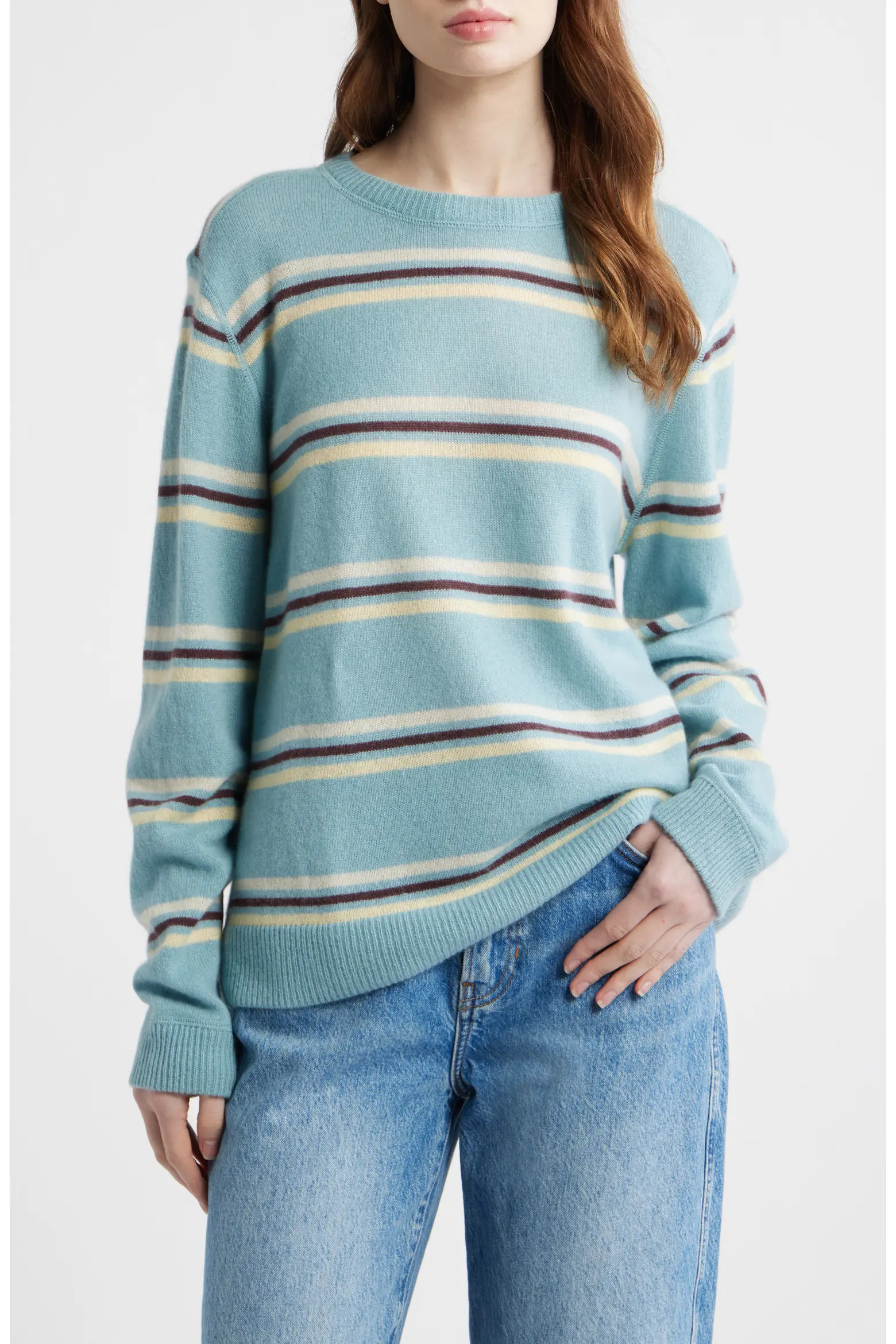 Reformation Cashmere Boyfriend Sweater (Women) | Nordstrom | Nordstrom