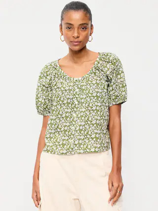 Airy Button-Down Top | Old Navy (US)