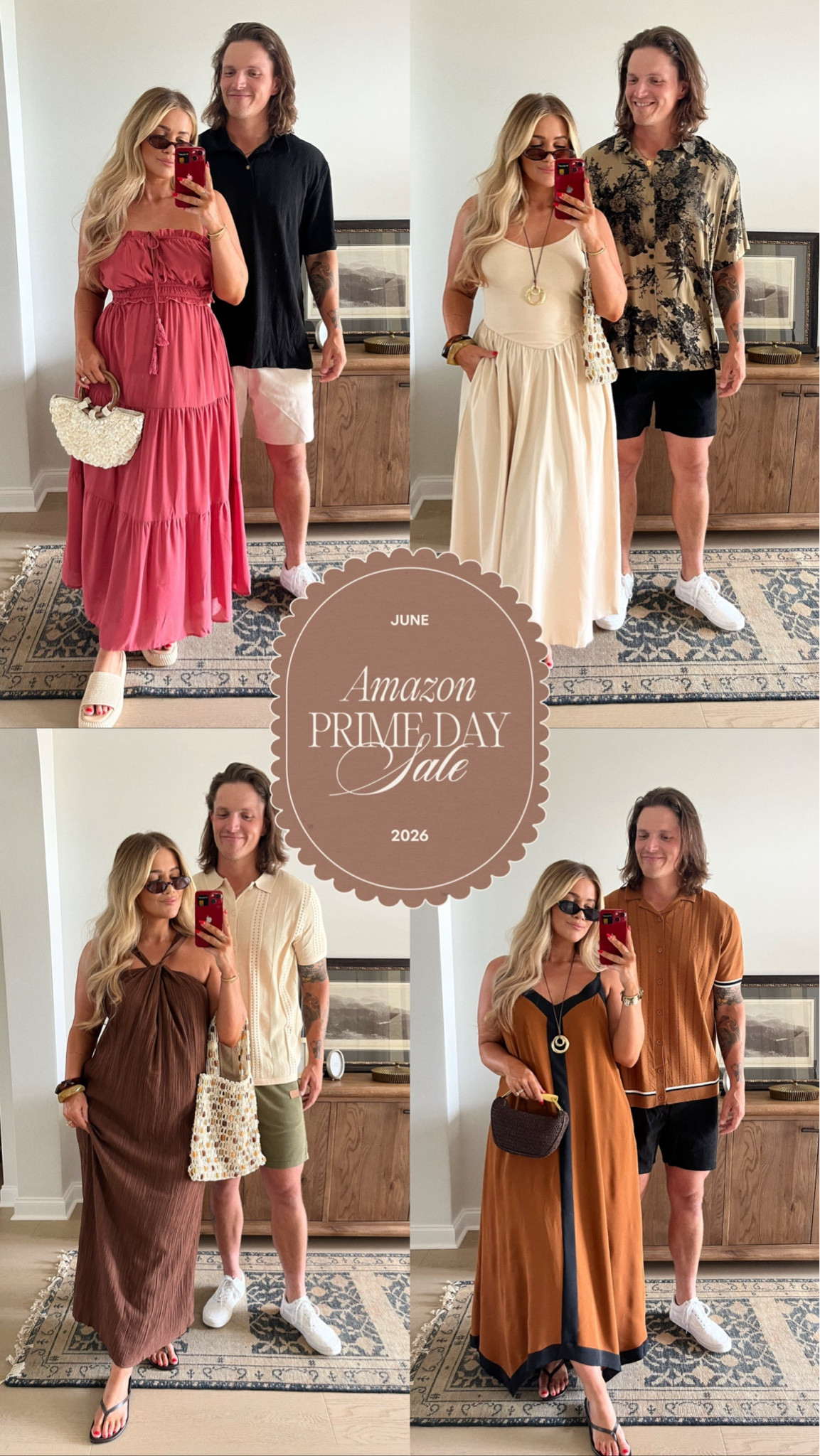 Amazon prime day outfits for him and her on sale 💕🌞

#LTKMens #LTKMidsize #LTKootd